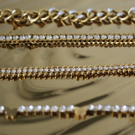 Radiance Layered Tennis Bracelet in Silver